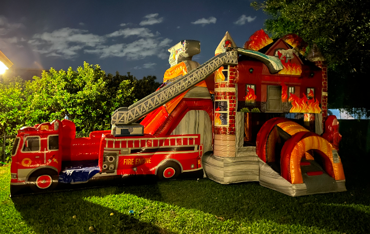 Fire Truck Bounce House 