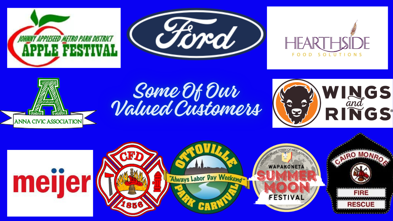Picture of names of valued customers